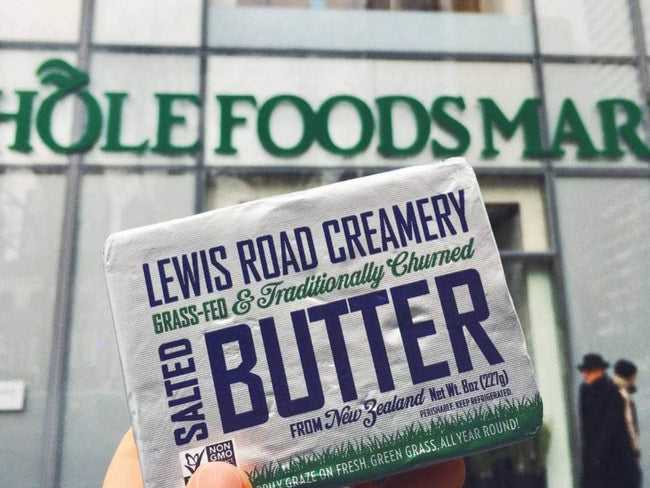 Lewis Road Creamery grass-fed butter hits Whole Foods supermarket shelves in US | Lewis Road Creamery NZ