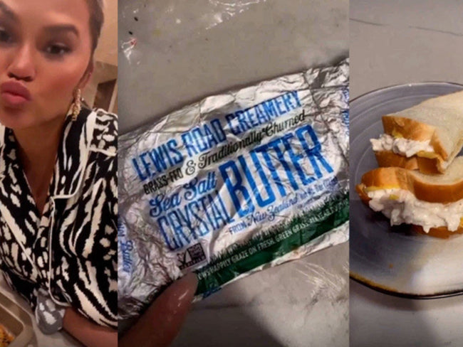 Chrissy Teigen raves about Lewis Road Creamery butter | Lewis Road Creamery NZ