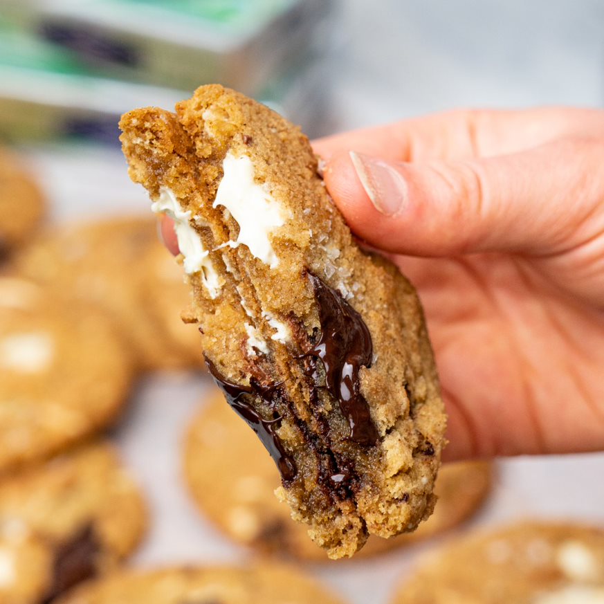 Brown Butter Double Chocolate Chip Cookies