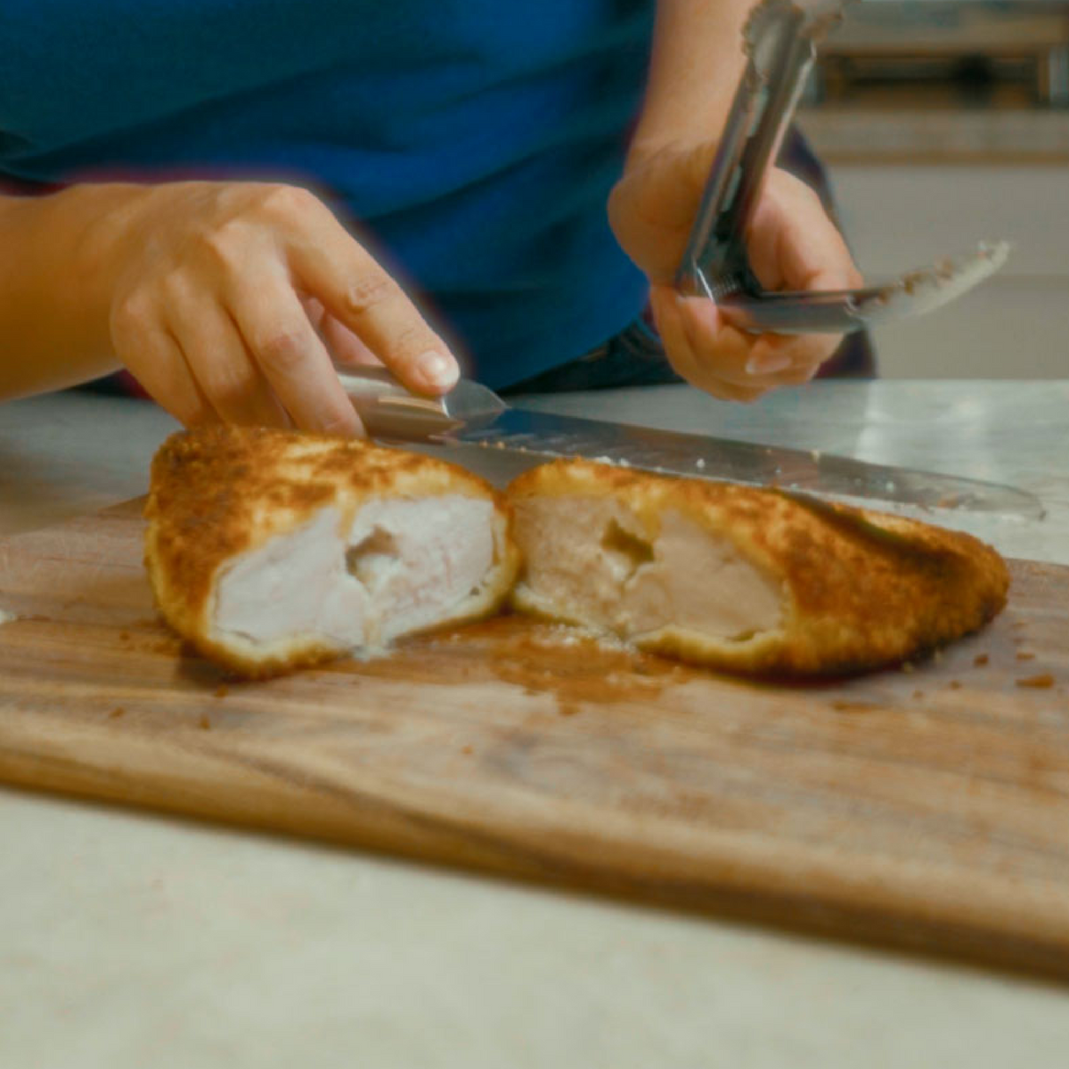 Chicken Kiev with Garlic & Parsley Butter