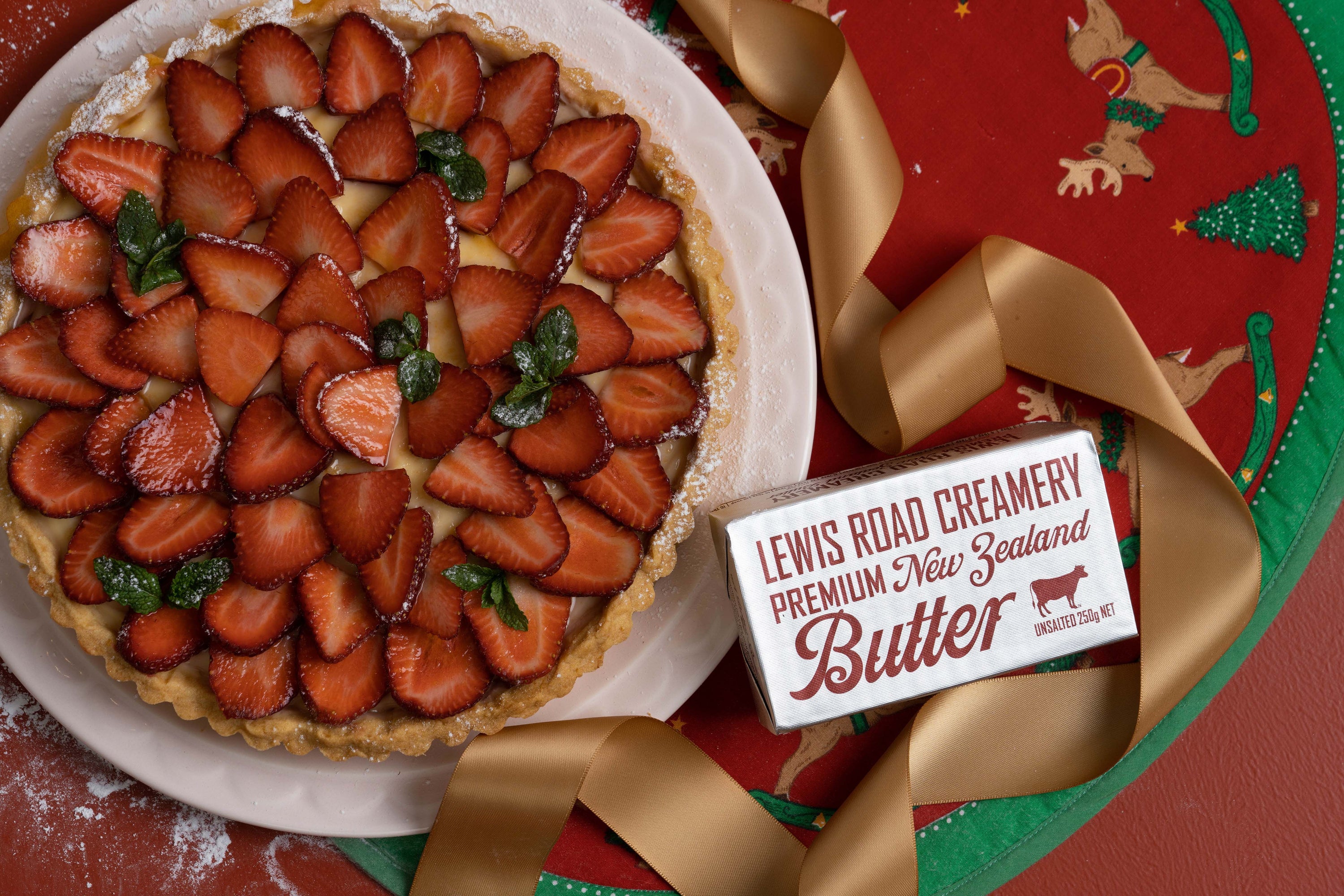 Strawberry & Custard Tart