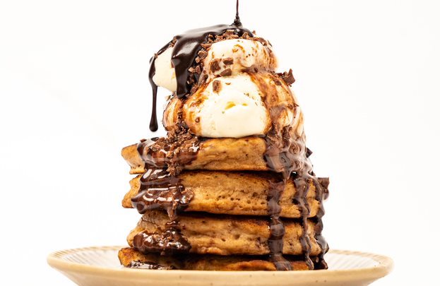 Chocolate Milk Pancakes