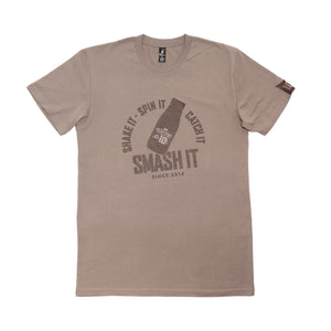 Smash It - Light Brown tee