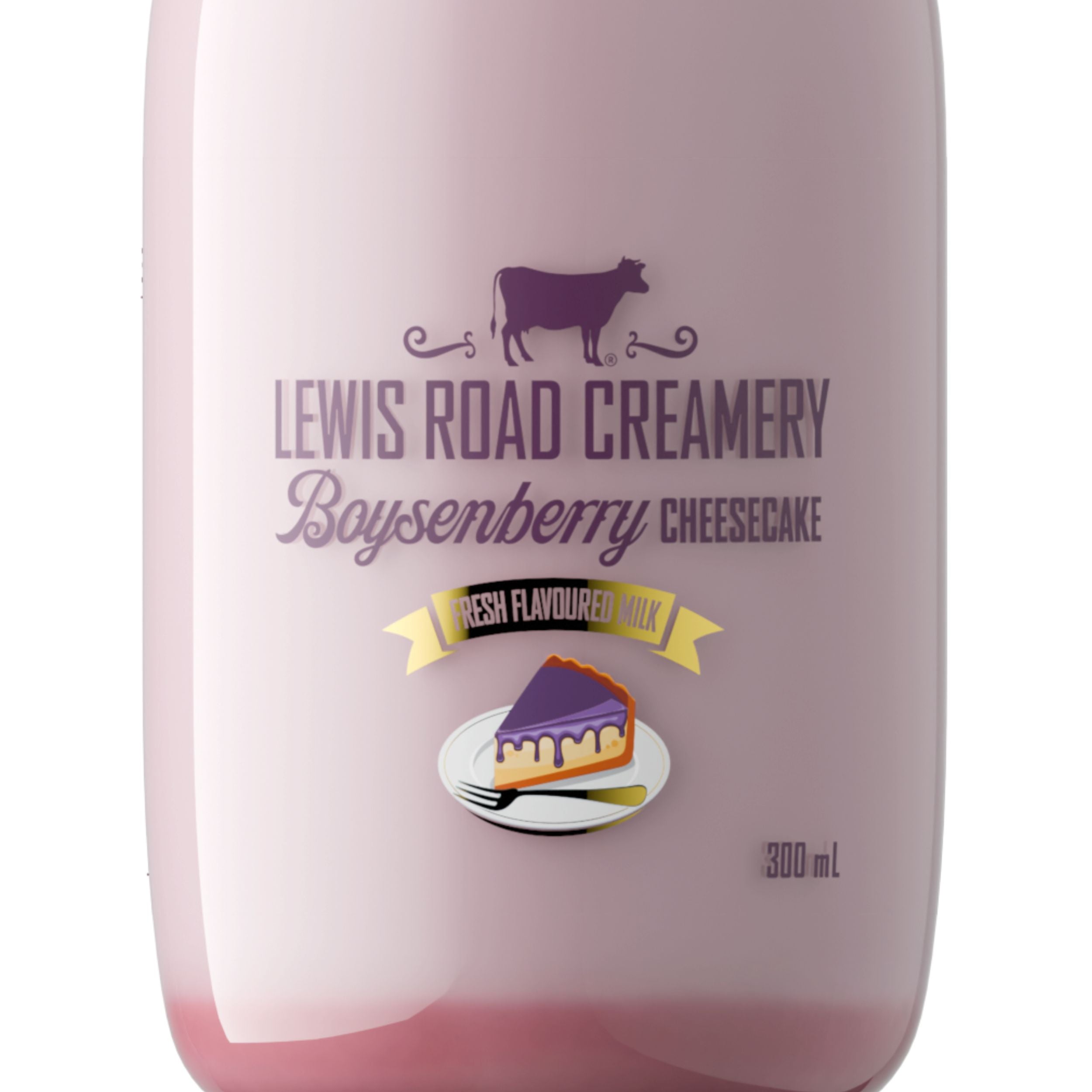 Fresh Boysenberry Cheesecake Milk