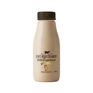 Fresh Double Espresso Coffee Milk